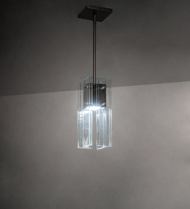 Meyda Tiffany - 253891 - LED Pendant - Shutter - Nickel