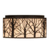 Meyda Tiffany - 254459 - Four Light Flushmount - Branches - Oil Rubbed Bronze