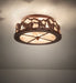 Meyda Tiffany - 254823 - LED Flushmount - Running Horses - Rust