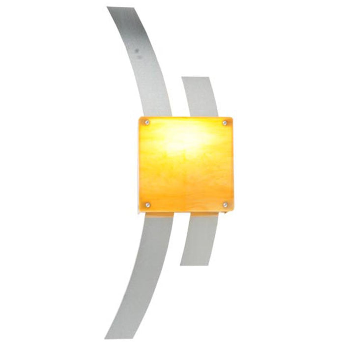 Meyda Tiffany - 254834 - LED Wall Sconce - Tortuga Luna - Brushed Nickel,Satin Stainless Steel