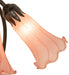 Meyda Tiffany - 98715 - Three Light Table Lamp - Pink Pond Lily - Mahogany Bronze