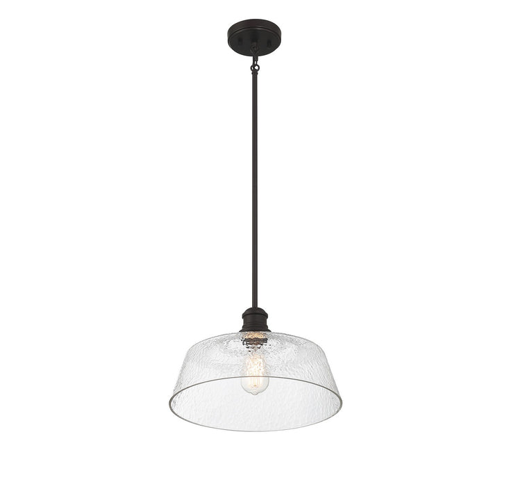 Meridian - M7023ORB - One Light Pendant - Oil Rubbed Bronze