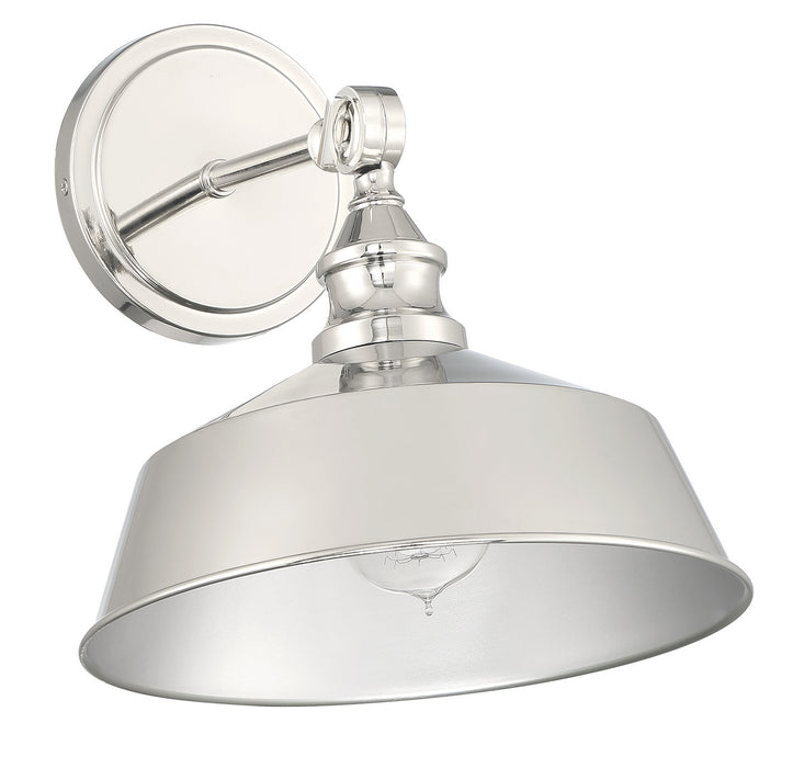 Meridian - M90090PN - One Light Wall Sconce - Polished Nickel