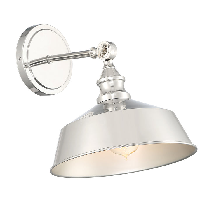 Meridian - M90090PN - One Light Wall Sconce - Polished Nickel