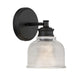 Meridian - M90093MBK - One Light Wall Sconce - Matte Black