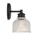 Meridian - M90093MBK - One Light Wall Sconce - Matte Black