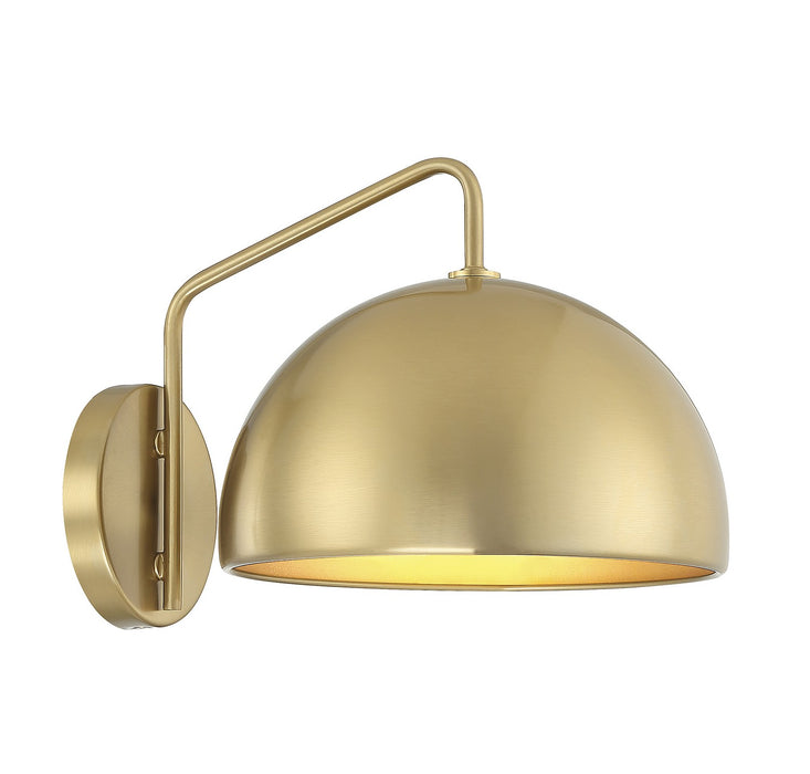 Meridian - M90094NB - One Light Wall Sconce - Natural Brass