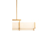 Savoy House - 1-2330-5-60 - Five Light Linear Chandelier - Orleans - Distressed Gold