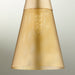Quorum - 1316-80 - One Light Pendant - Mesh Cone Pendants - Aged Brass