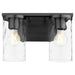 Quorum - 5111-2-59 - Two Light Vanity - Steinway - Matte Black