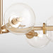 Quorum - 6132-6-80 - Six Light Chandelier - Rovi - Aged Brass