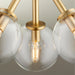 Quorum - 8132-3-80 - Three Light Pendant - Rovi - Aged Brass