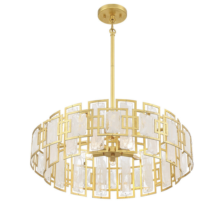 Savoy House - 1-2031-5-260 - Five Light Chandelier - Portia - True Gold