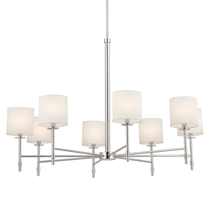 Kichler - 52502PN - Eight Light Chandelier - Ali - Polished Nickel