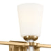 Kichler - 55147BNB - Three Light Bath - Rosalind - Brushed Natural Brass