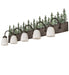 Meyda Tiffany - 124171 - Five Light Vanity - Tall Pines - Timeless Bronze