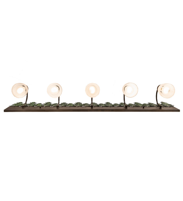 Meyda Tiffany - 124171 - Five Light Vanity - Tall Pines - Timeless Bronze