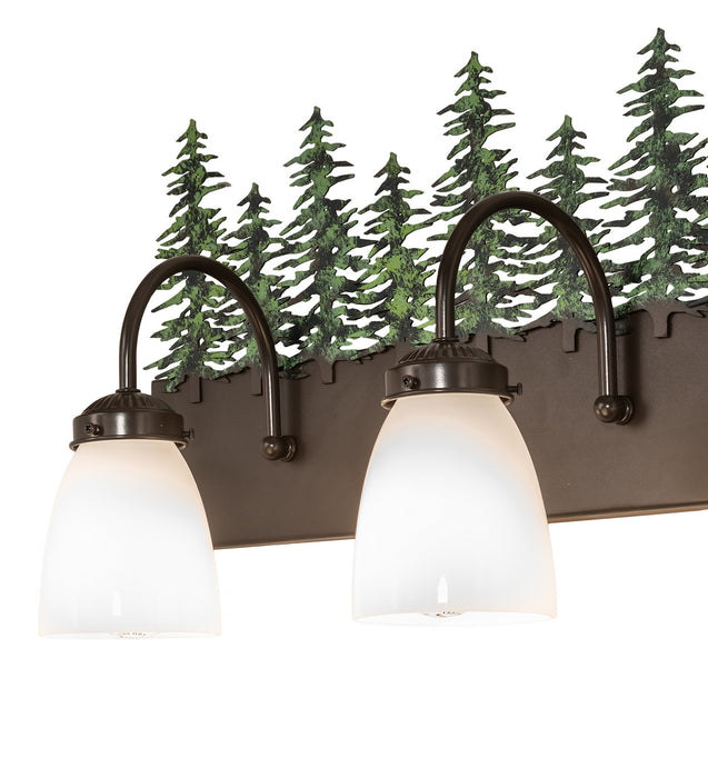 Meyda Tiffany - 124171 - Five Light Vanity - Tall Pines - Timeless Bronze