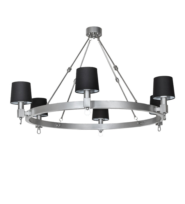 Meyda Tiffany - 229819 - LED Chandelier - Luebeck - Nickel