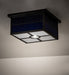 Meyda Tiffany - 251052 - Five Light Flushmount - Kungsholm - Craftsman Brown