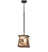 Meyda Tiffany - 252361 - One Light Pendant - Whispering Pines - Wrought Iron