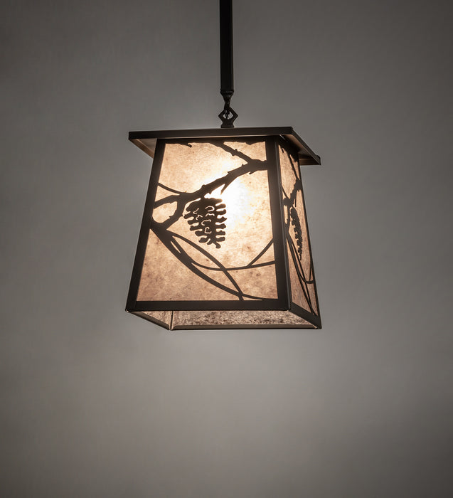 Meyda Tiffany - 252361 - One Light Pendant - Whispering Pines - Wrought Iron