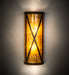Meyda Tiffany - 253589 - Two Light Wall Sconce - Saltire Craftsman - Mahogany Bronze