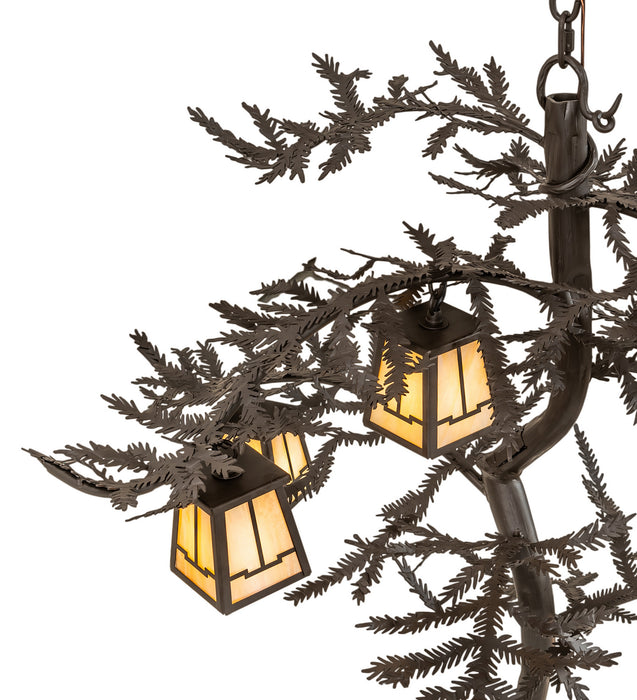 Meyda Tiffany - 253650 - Six Light Chandelier - Pine Branch - Oil Rubbed Bronze