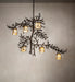 Meyda Tiffany - 253650 - Six Light Chandelier - Pine Branch - Oil Rubbed Bronze
