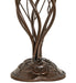 Meyda Tiffany - 255812 - Six Light Table Lamp - Lavender Pond Lily - Mahogany Bronze