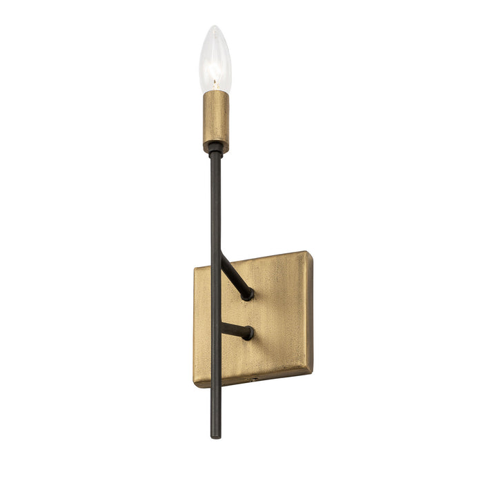 Varaluz - 314W01HGCB - One Light Wall Sconce - Bodie - Havana Gold/Carbon