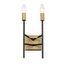 Varaluz - 314W02HGCB - Two Light Wall Sconce - Bodie - Havana Gold/Carbon