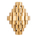 Varaluz - 369W02AGCB - Two Light Wall Sconce - Totally Tubular - Antique Gold/Carbon Black