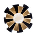 Varaluz - 372S01SMBFG - LED Convertible Flush Mount/Wall Sconce - Daphne - Matte Black/French Gold
