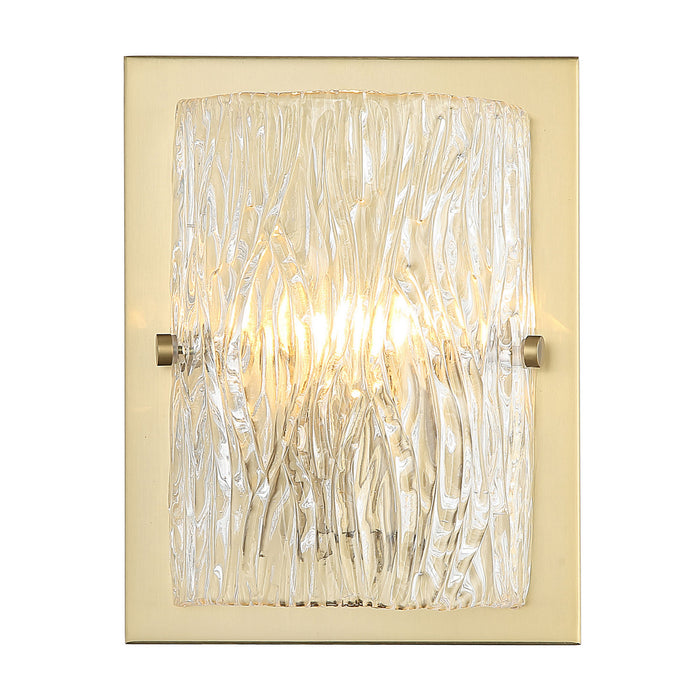 Varaluz - 376W01SB - One Light Wall Sconce - Morgan - Satin Brass