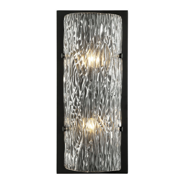 Varaluz - 376W02BL - Two Light Wall Sconce - Morgan - Black