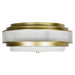 CWI Lighting - 1567C18-4-602 - Four Light Flush Mount - Valdivia - Satin Gold