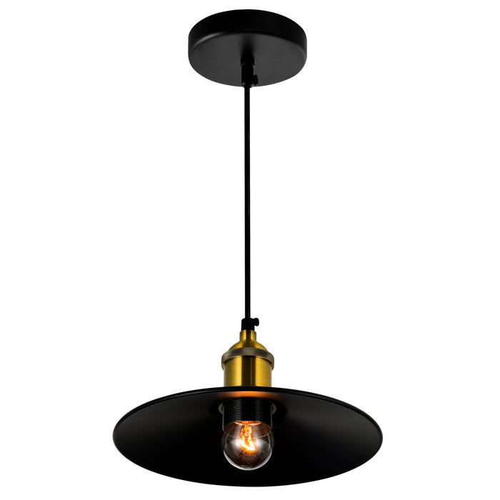 CWI Lighting - 9605P9-1-101 - One Light Mini Pendant - Brave - Black