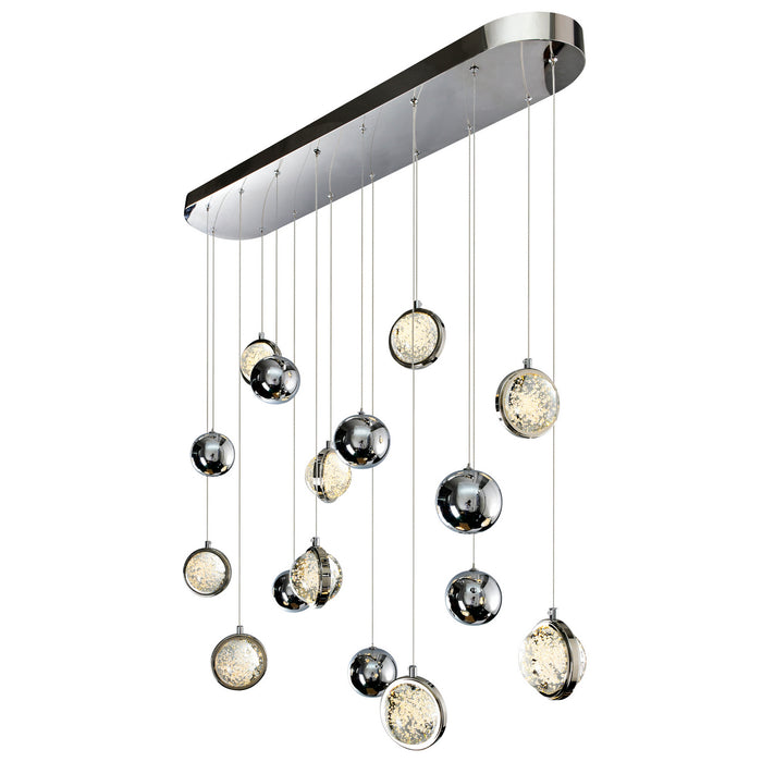 CWI Lighting - 1673P40-9-613-RC - LED Chandelier - Salvador - Polished Nickel