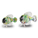 Currey and Company - 1200-0564 - Fish Set of 2 - Green/Black/White/Multicolor