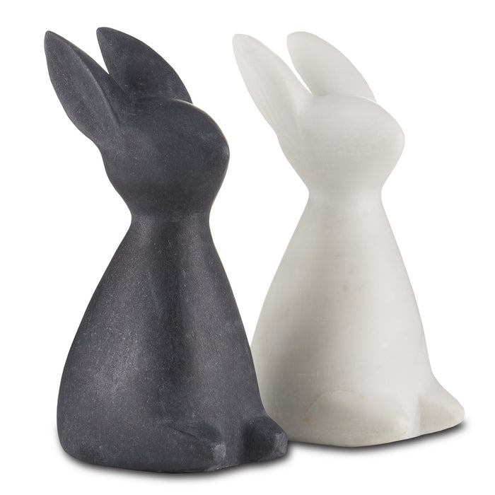 Currey and Company - 1200-0654 - Rabbit - White