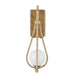 Currey and Company - 5000-0211 - One Light Wall Sconce - Natural Rope/Dorado Gold/Frosted