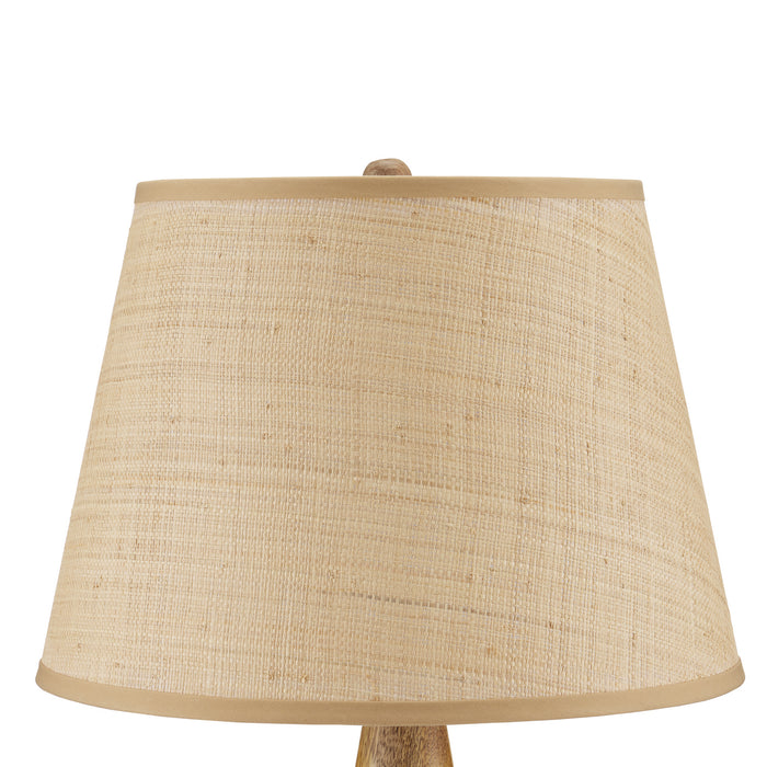 Currey and Company - 6000-0828 - One Light Table Lamp - Natural/Brass