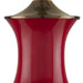 Currey and Company - 6000-0840 - One Light Table Lamp - Red/Antique Brass