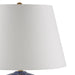 Currey and Company - 6000-0842 - One Light Table Lamp - Blue/White/Gold Leaf