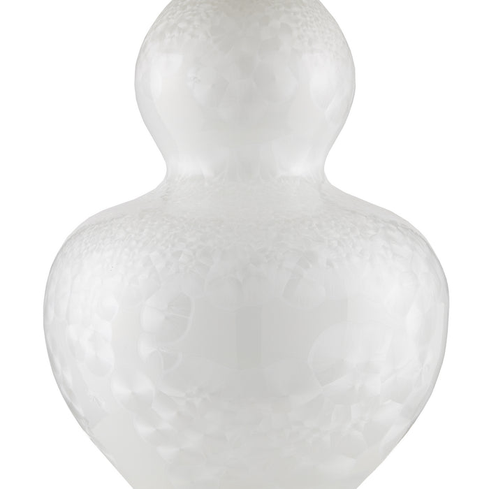 Currey and Company - 6000-0844 - One Light Table Lamp - Off-White/Clear