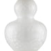 Currey and Company - 6000-0844 - One Light Table Lamp - Off-White/Clear