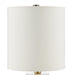 Currey and Company - 6000-0862 - One Light Table Lamp - Natural Bone/Antique Brass