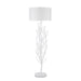 Currey and Company - 8000-0128 - One Light Floor Lamp - Gesso White