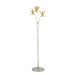 Currey and Company - 8000-0130 - Three Light Floor Lamp - Contemporary Silver Leaf/Contemporary Gold Leaf